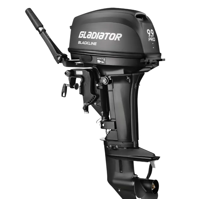 Лодочный мотор GLADIATOR G9.9PRO FHS BLACKLINE